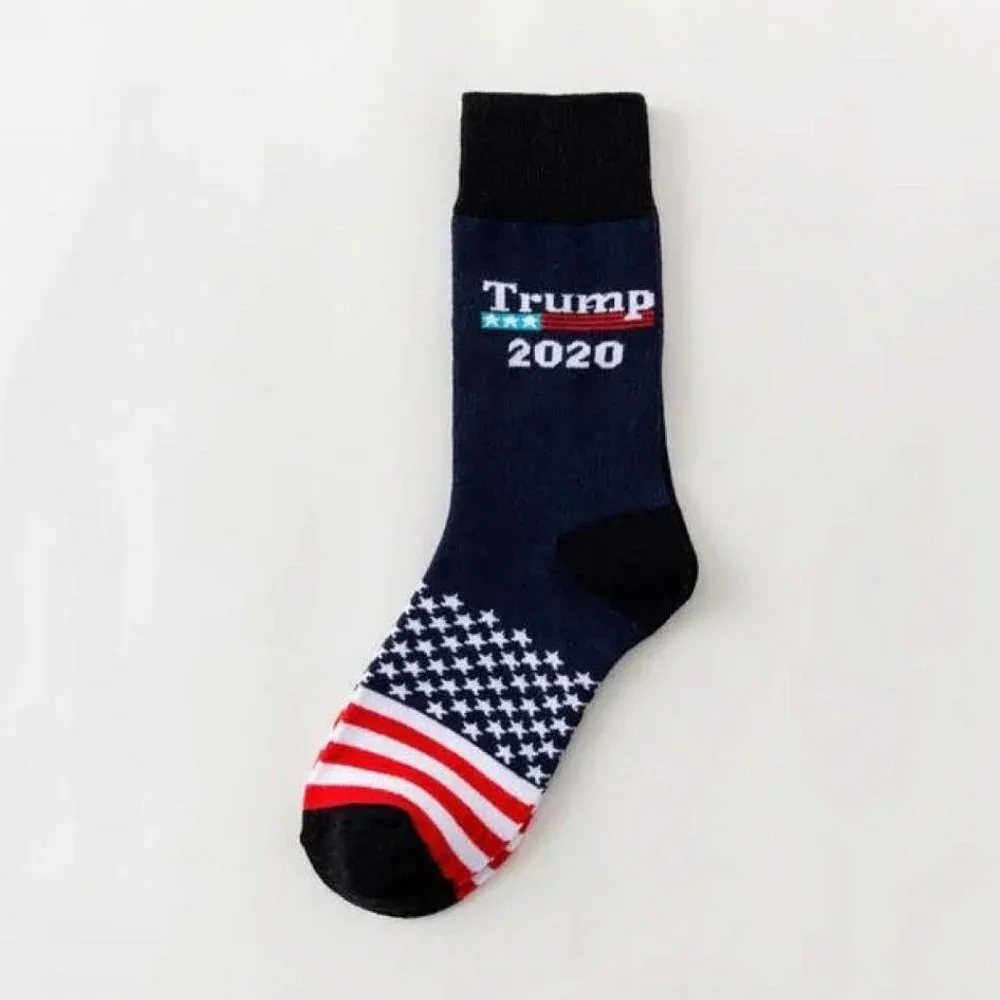 Trump 2020 Socks - Black Cuff and Toe